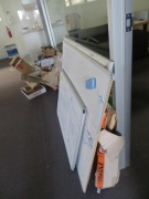 4 x Whiteboards, 2 at 1200 x 900mm & 2 at 900 x 600mm - 2