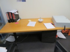 Contents of Office including Tables, Chairs, Stretchers, Sick Bed - 2