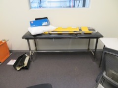 Contents of Office including Tables, Chairs, Stretchers, Sick Bed - 3