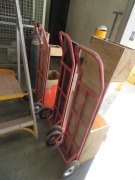 3 x Extinguisher Trolleys - 3