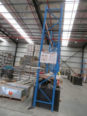 7 Bays of Pallet Racking, 2600 x 840 x 4600mm H, 8 x 4600mm Uprights, 42 x Beams 2600mm L