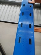 2 Bays of Pallet Racking, 2600 x 860 x 3650mm H,3 x Uprights 3650mm H x 840mm W, 12 x Cross Beams, 2600mm L - 2