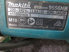 1 x Makita Impact Driver, 1 x Makita Grinder. Condition unknown - 5