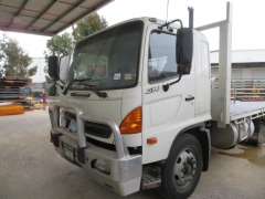 "Unreserved" - 2007 Hino Prestige GH 4x2 Tray Truck 8M Body with tailgate - 7