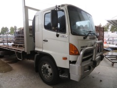 "Unreserved" - 2007 Hino Prestige GH 4x2 Tray Truck 8M Body with tailgate - 9
