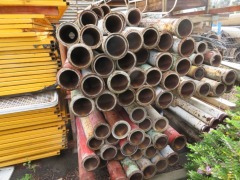 Quantity of 60 Concrete Pumping Pipes, assorted lengths up to 3m L