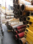 Quantity of 60 Concrete Pumping Pipes, assorted lengths up to 3m L - 2