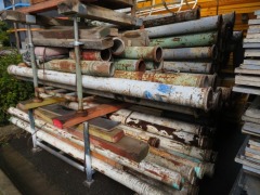 Quantity of 60 Concrete Pumping Pipes, assorted lengths up to 3m L - 3