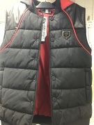 Plein Sport Jacket Puff Hood Vest Size L - 6
