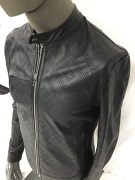Versace Collection - Men’s Black Key Leather Jacket Size 48 (L) - 2