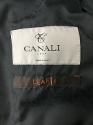 Canali Black - Men’s Zip Hood Black Jacket Size 48 (L) - 7