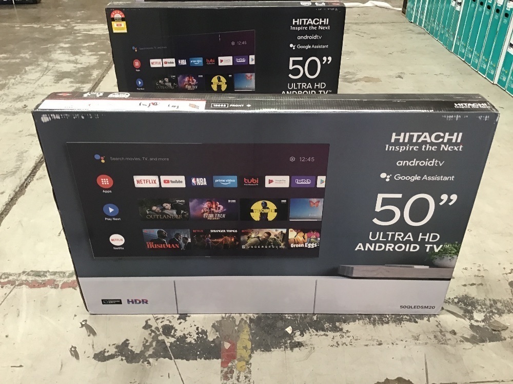 Hitachi 50 SM20 4K UHD ANDROID QLED TV 50QLEDSM20 | Hilco Global APAC