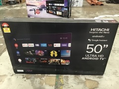 Hitachi 50" SM20 4K UHD ANDROID QLED TV 50QLEDSM20 - 2