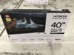 Hitachi 40"(101cm) FHD LED LCD Smart TV40FHDSM8 - 2