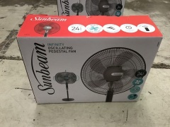 SUNBEAM INFINITY OSCILLATING PEDESTAL FAN - 2