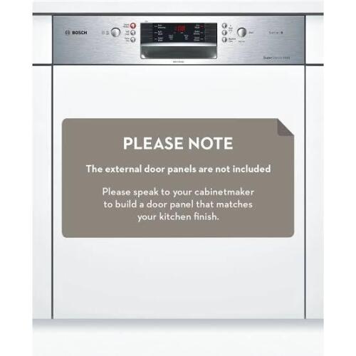 Bosch Serie 6 Semi-Integrated Dishwasher SMI66MS01A *Not boxed* 