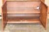 2 Door Timber Display Cabinet. Has 2 door storage at the bottom . Dimensions 1030W x 410D x 2000H mm. - 5