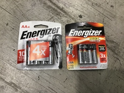 Box of Energizer Batteries - AA & AAA