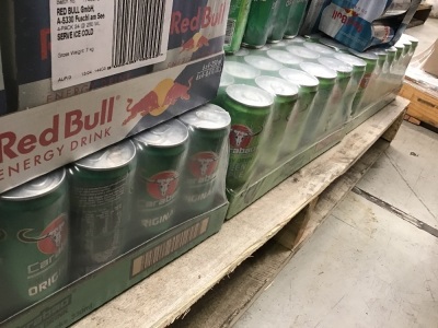 Pallet of Red Bull Energy Drinks | Hilco Global APAC