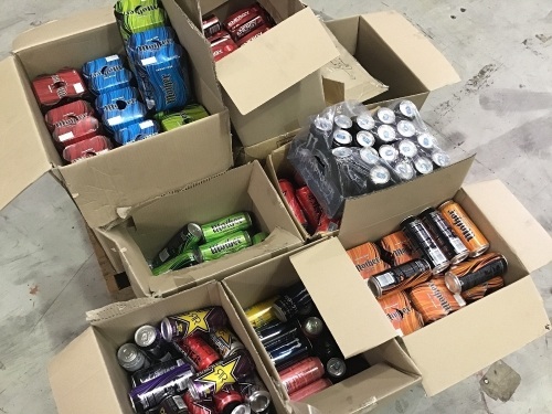 Pallet of mixed brand Energy Drinks