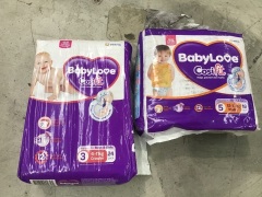 Carton of ‘BabyLove’ Nappies