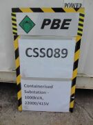 CSS089 - 2011 RPA Containerised Substation - 1000kVA, 22000/415V - 2