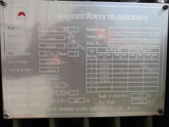 TXA342 - 2014 HAI HONG Transformer - 1000kVA, 22000/415V, ONAN, Dyn11 - 7