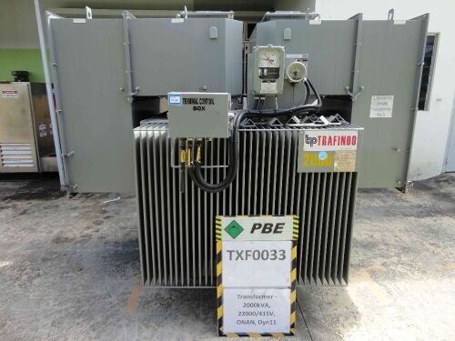 TXF0033 - Transformer - 2000kVA, 22000/415V, ONAN, Dyn11