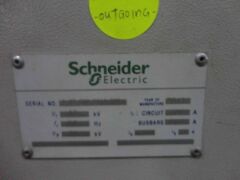 HVD0040 - 2014 Schneider High Voltage Distribution - Stand Alone Breaker, 12000V, 800A (Incoming) - 2