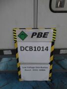 DCB1014 - 2014 Low Voltage Distribution Board - 415V, 1000A - 2