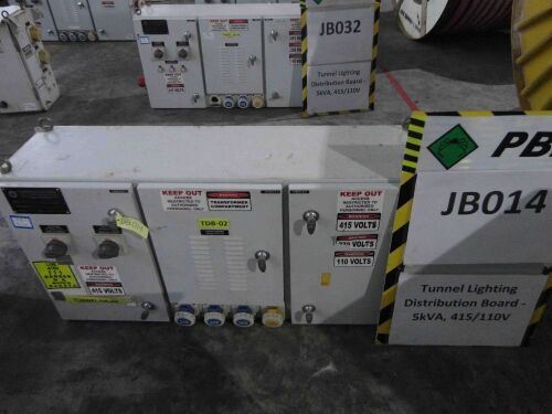 JB014 - 2014 RGPP Tunnel Lighting Distribution Board - 5kVA, 415/110V