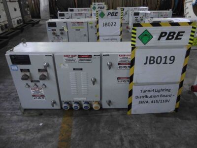JB019 - 2015 RGPP Tunnel Lighting Distribution Board - 5kVA, 415/110V