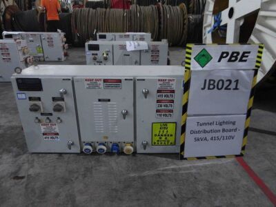 JB021 - 2014 Tunnel Lighting Distribution Board - 5kVA, 415/110V