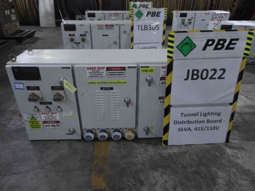 JB022 - 2015 RGPP Tunnel Lighting Distribution Board - 5kVA, 415/110V