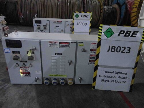JB023 - 2015 Tunnel Lighting Distribution Board - 5kVA, 415/110V