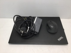 ThinkPad Laptop with Wireless Mouse and AC Adapter - 2