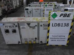 LDB138 - 2009 RPA Tunnel Lighting Distribution Board - 10kVA, 1000/415/110V - 2