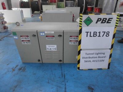 TLB178 - 2013 RPA Tunnel Lighting Distribution Board - 5kVA, 415/110V