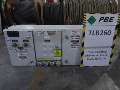 TLB260 - 2014 RGPP Tunnel Lighting Distribution Board - 2kVA, 415/110V