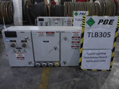 TLB305 - 2015 RGPP Tunnel Lighting Distribution Board - 5kVA, 1000/110V