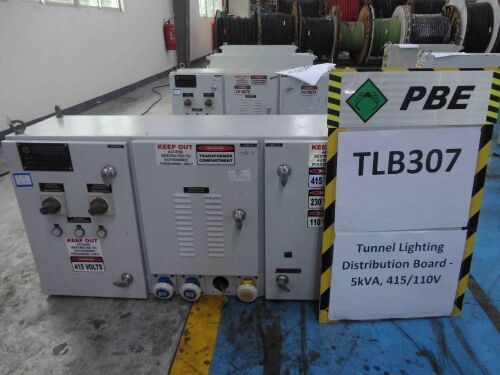TLB307 - 2011 RPA Tunnel Lighting Distribution Board - 5kVA, 415/110V
