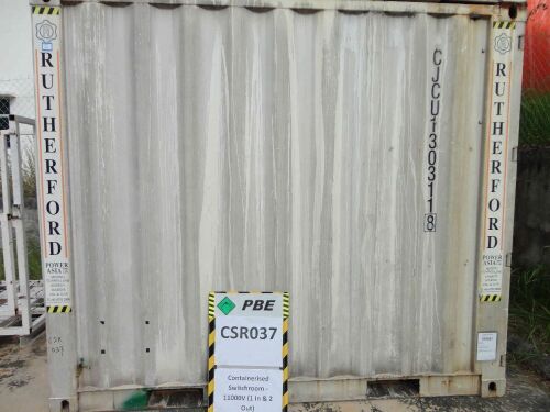 CSR037 - 2012 RGPP Containerised Switchroom - 11000V (1 In & 2 Out)