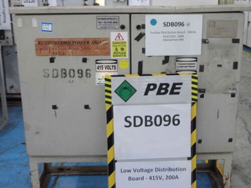 SDB096 - 2013 RPA Low Voltage Distribution Board - 415V, 200A