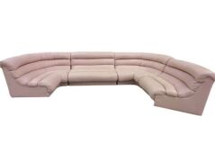 4 Pieces Salmon Pink Couch