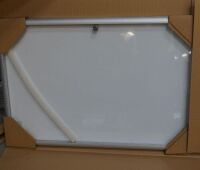 VISIONCHART NEO WHITEBOARD NOTICE CASE HINGED DOOR 2 LOCK 900 X 600MM