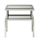 Salerno Side Table Silver 550x550x550mm