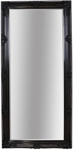 Abbey Leaner Mirror Black 1650x795mm