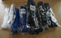 100 x Rexel lanyards, blue, black and white