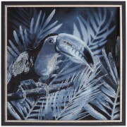 Midnight Birds II Framed Art 430x30x430mm
