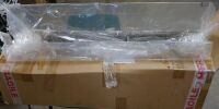 2 x Acrylic Trough Clear 890wx200hx150d Display Stand